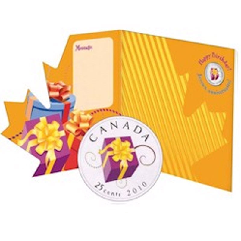 2010 Canada Birthday 25-cent Gift Set