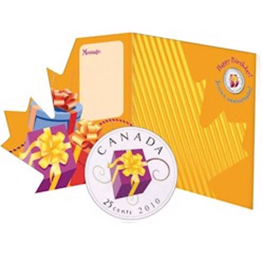 2010 Canada Birthday 25-cent Gift Set