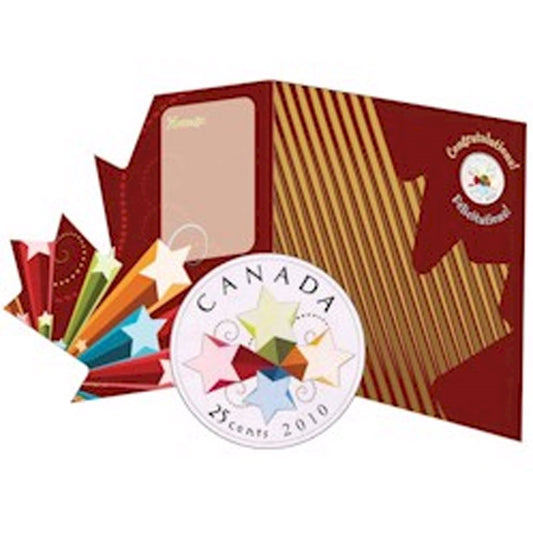 2010 Canada Congratulations 25-cents Greeting Card