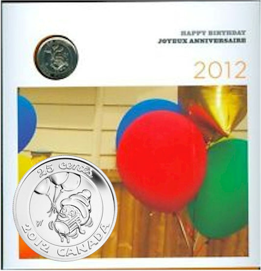 2012 Canada Birthday 6-coin Gift Set