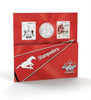 2012 Canada 25-cent Calgary Stampeders CFL - Coin and Stamp Set.
