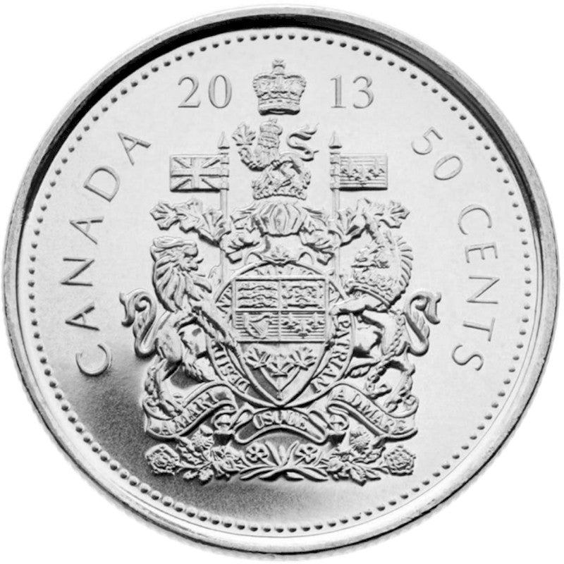 2013 Canada 50-cent The Maple Leaf Tartan with Tartan Swatch