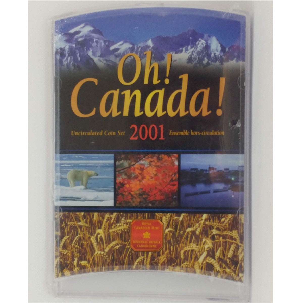 2001 Oh Canada Set (Contains Scarce 2001P 1-cent and 2001 Loon Dollar)