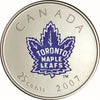 2007 Canada Toronto Maple Leafs NHL Coin Set with Colourized 25 Cents.