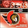 2007 Canada Ottawa Senators NHL Coin Set with Colourized 25 Cents