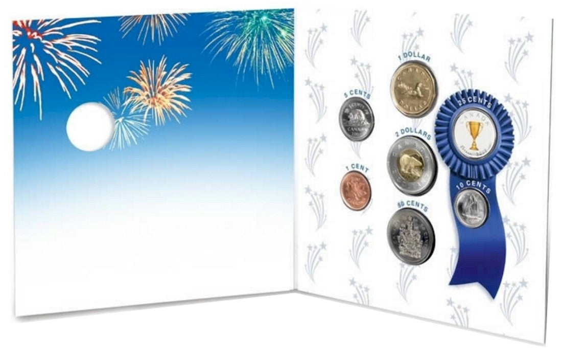 2008 Canada Congratulations 25-cent Gift Set - Trophy.