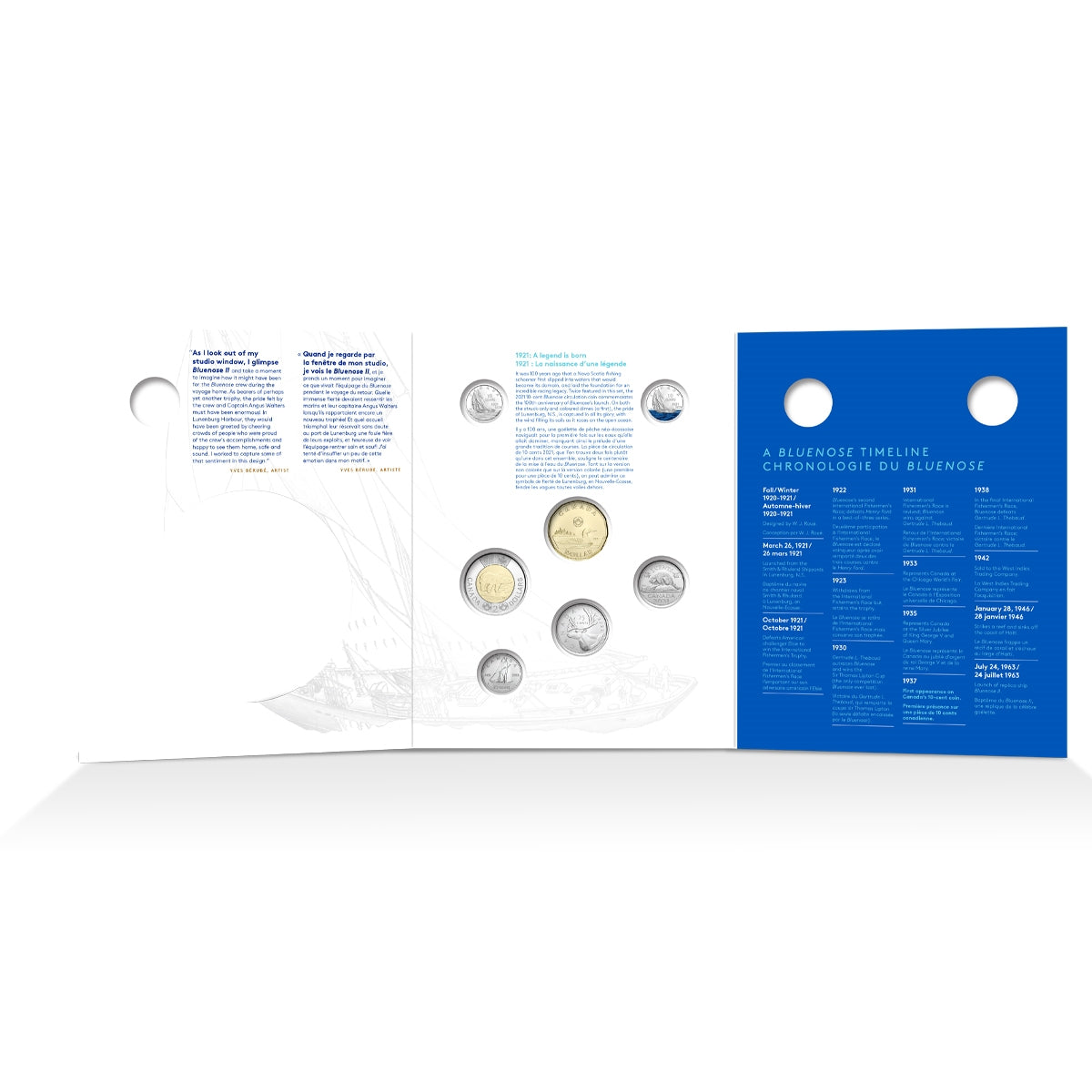 2021 Canada 100th Anniversary of the Bluenose Keepsake Set