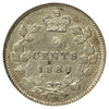 1880H Obv. 3 Canada 5-cents EF-AU (EF45) (Impaired)