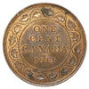 1911 Canada 1-cent UNC+ (MS62) Scratched, marks, or impaired