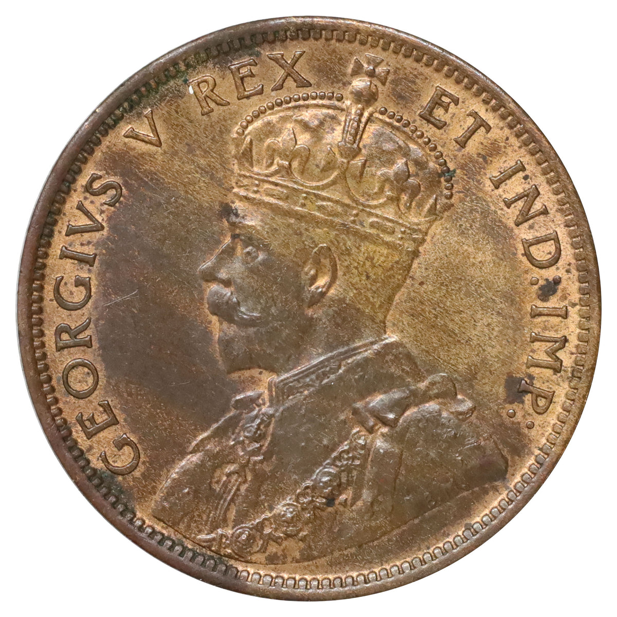 1911 Canada 1-cent UNC+ (MS62) Scratched, marks, or impaired