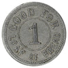Bruno, Saskatchewan; J. Rammer's Bakery 1 Loaf Token Very Fine (VF20)