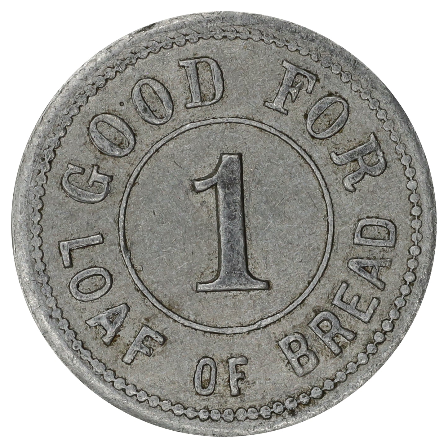 Bruno, Saskatchewan; J. Rammer's Bakery 1 Loaf Token Very Fine (VF20)