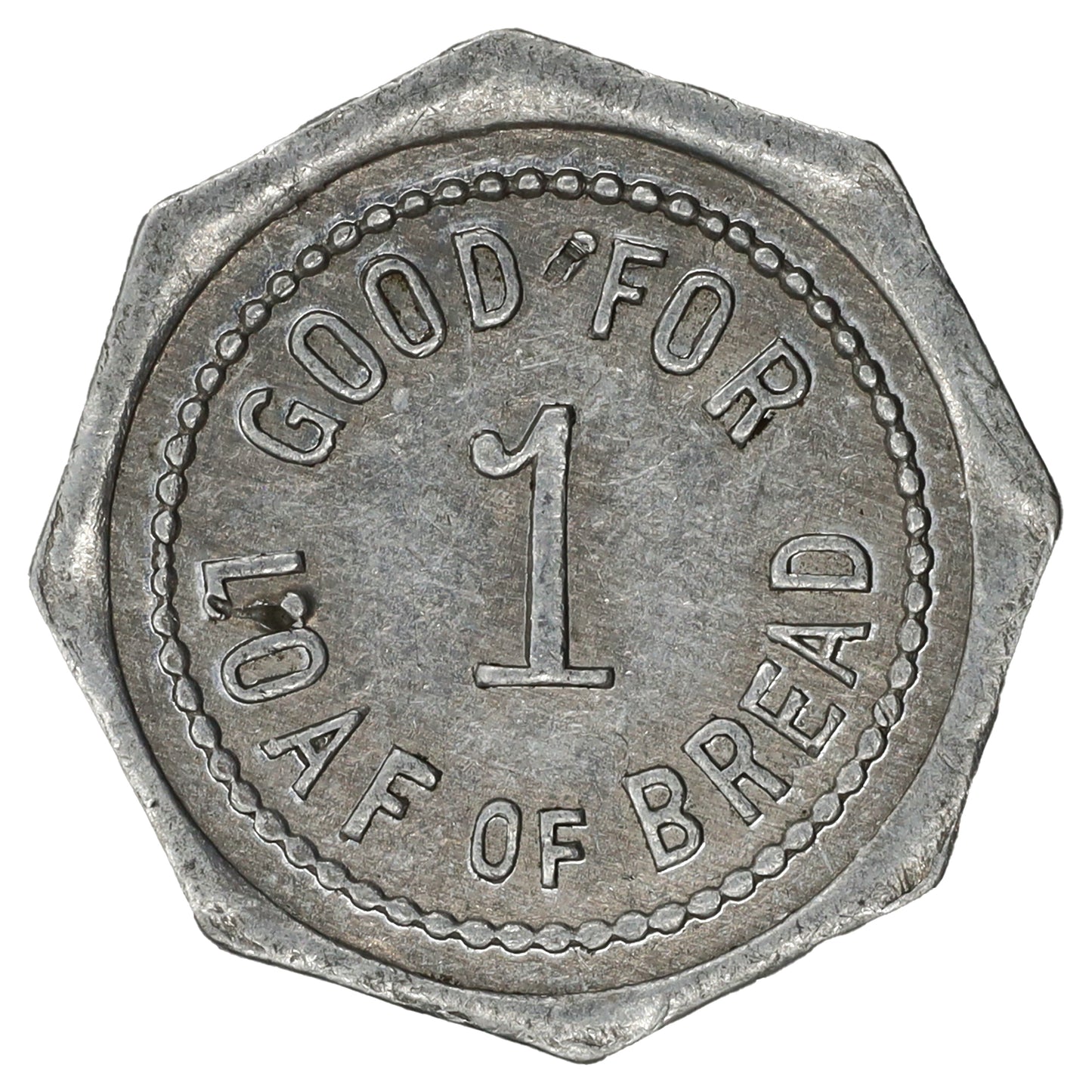 Regina, Saskatchewan; Maple Leaf Bakery 1 Loaf Token Very Fine (VF20)