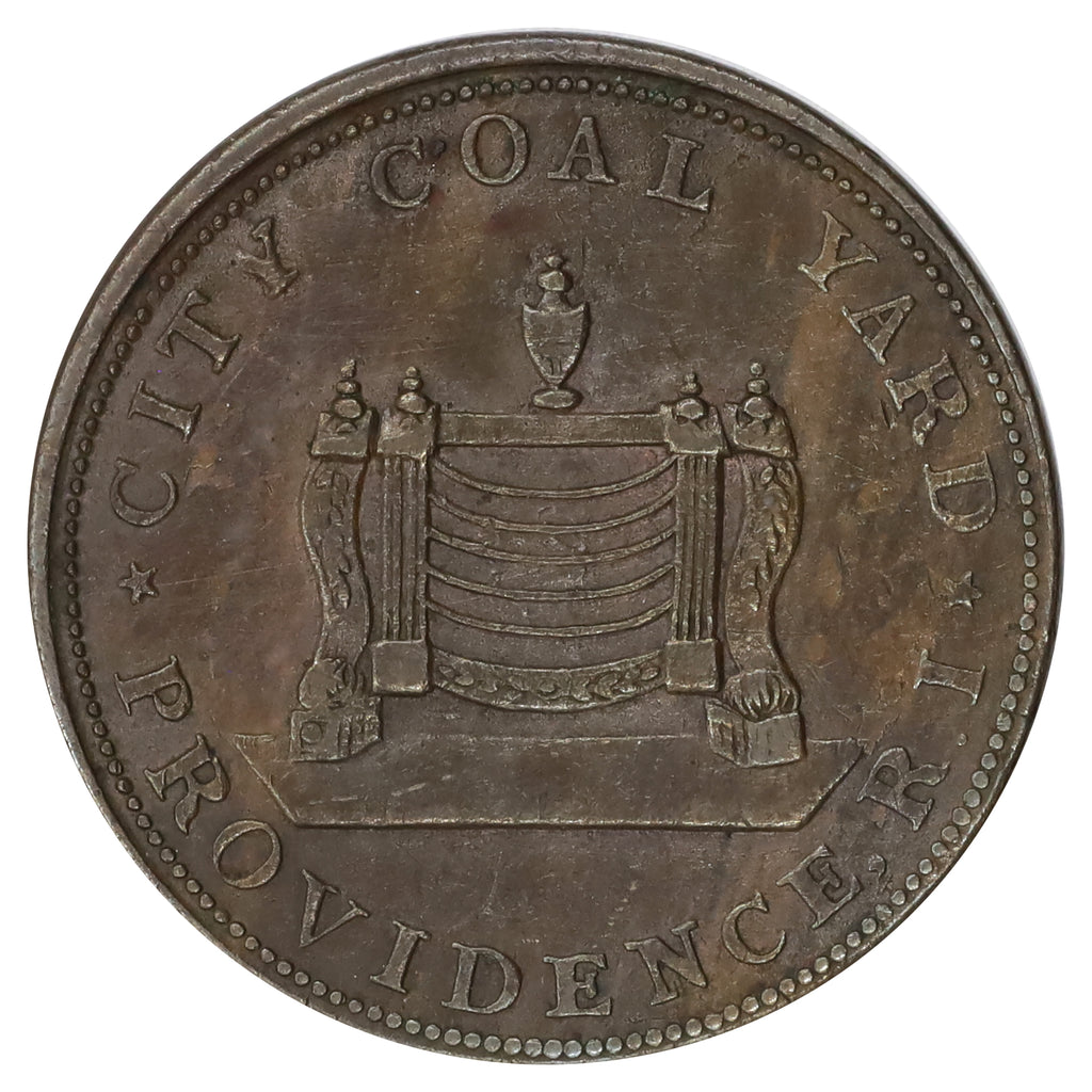 1833 USA Ephraim Hathaway Hard Times Token, Providence, RI