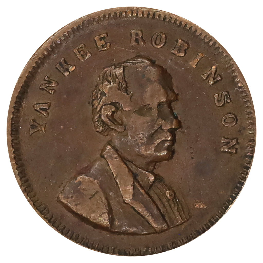 1869 USA Yankee Robinson Triad "Civil War" Token