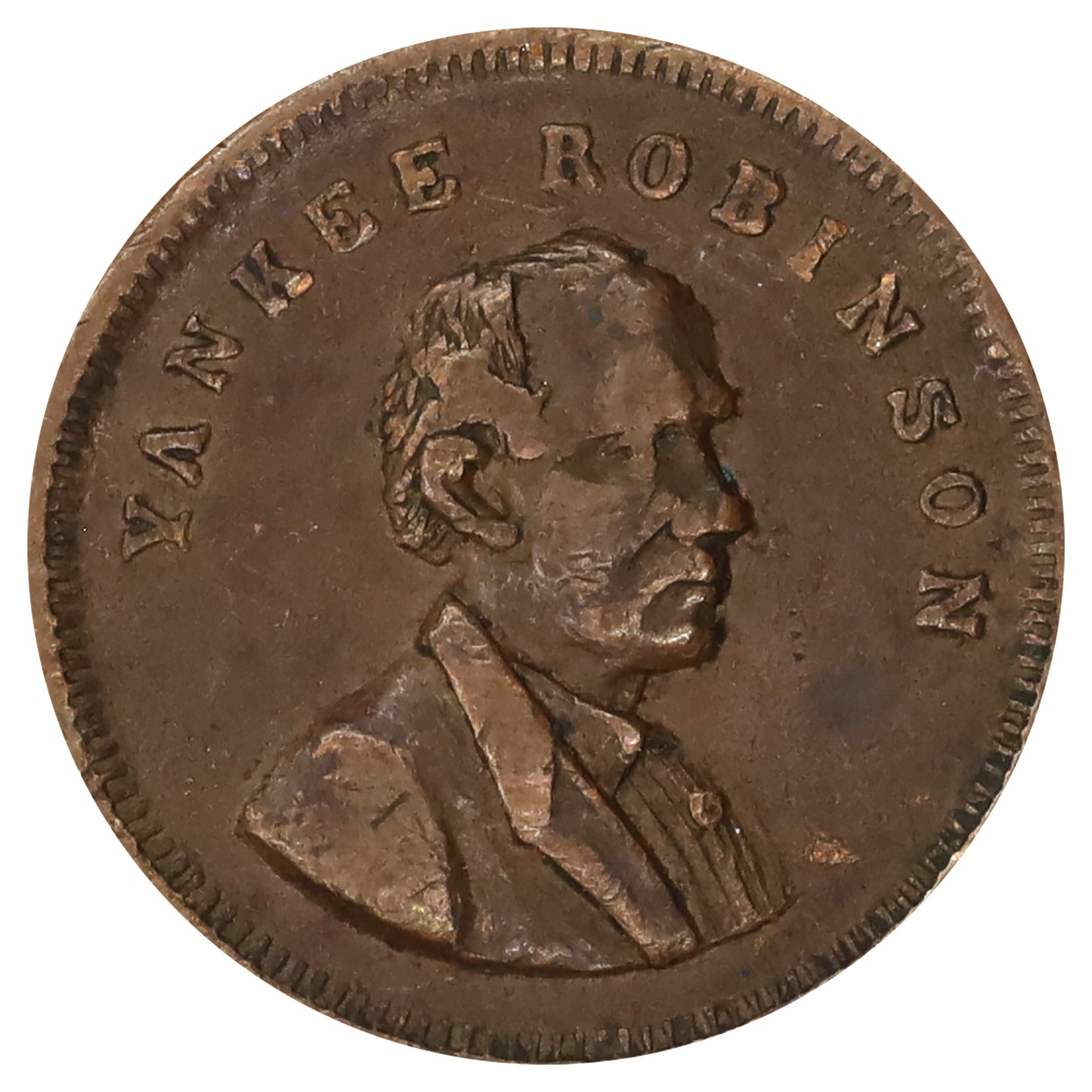 1869 USA Yankee Robinson Triad "Civil War" Token