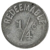 USA Astoria Community Club, Astoria, Illinois 1/4-cent Trade Token