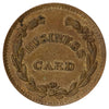 1861 USA J.W. Peirce "Business Card" Grand Rapids, Michigan Token Uncirculated (MS60)