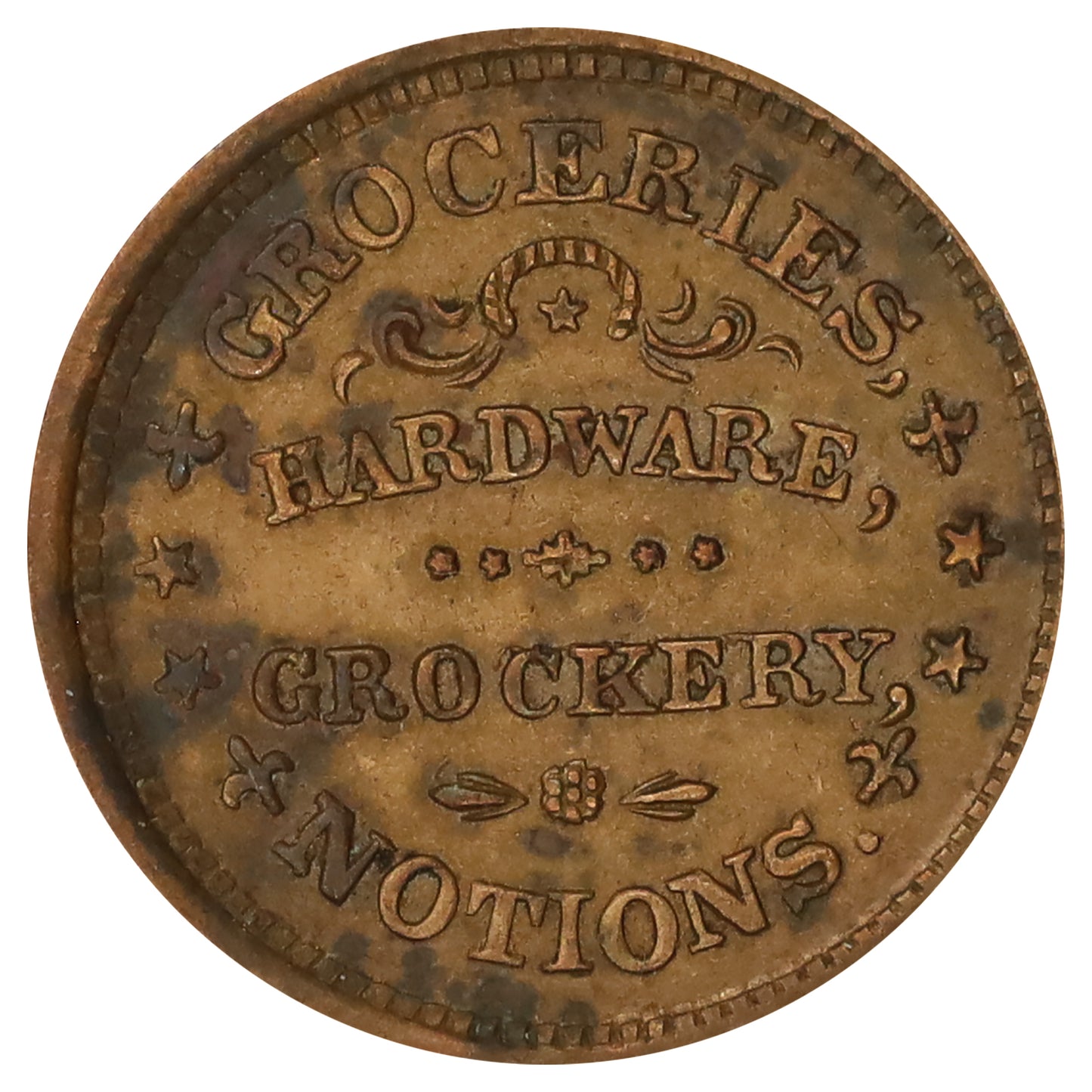 1861 USA H.L. Mosely Durand, Illinois Token Almost Uncirculated (AU50)