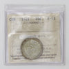1921 Canada 25-cents ICCS Certified F14 (Toned)