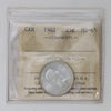 1961 Canada 25-cents ICCS Certified MS65 (Toned)