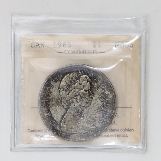 1965 LB B5 Canada Dollar ICCS Certified MS65
