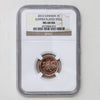 2012 Canada 1-cent NGC Certified MS68 Red