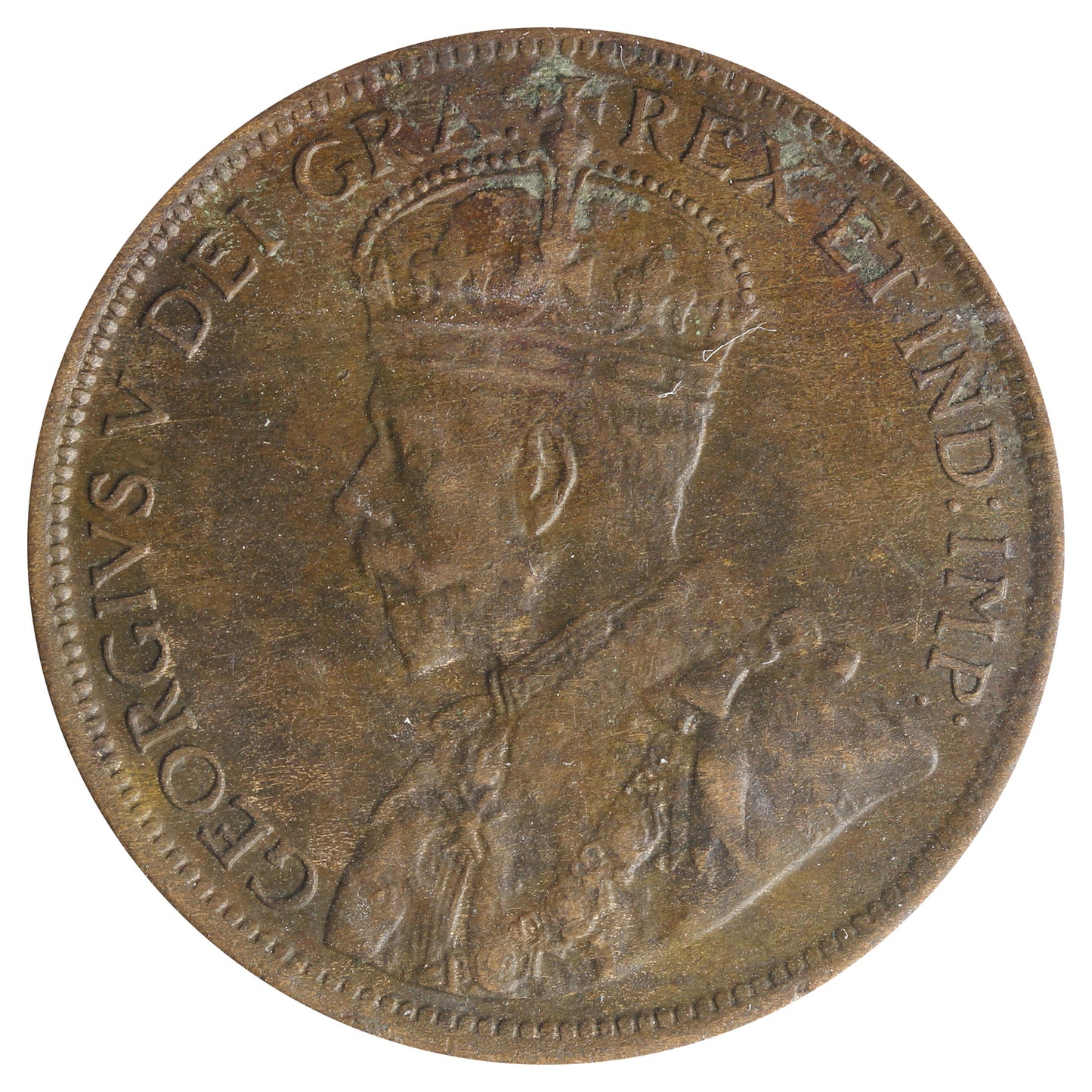 1916 Canada 1-Cent Extra Fine (EF40) Scratched, cleaned, or impaired