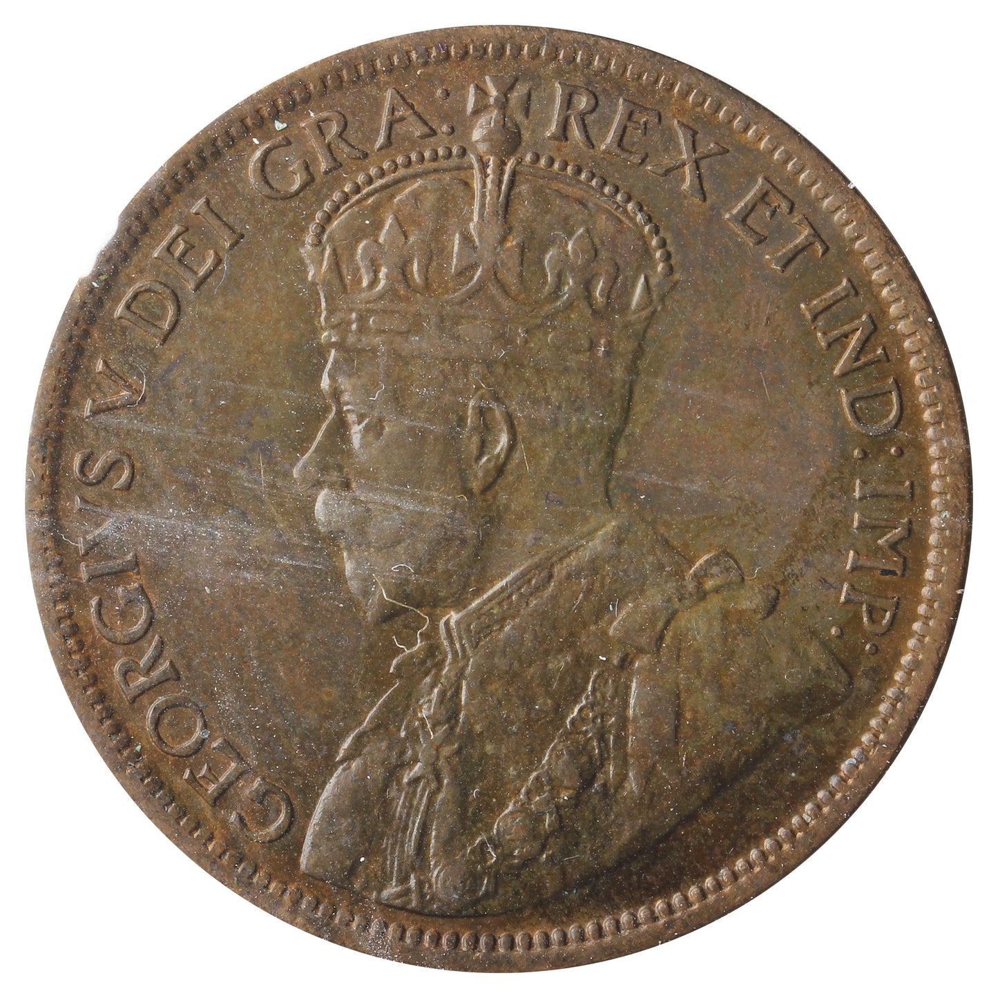 1916 Canada 1-Cent VF-EF (VF30) Scratched, cleaned, or impaired