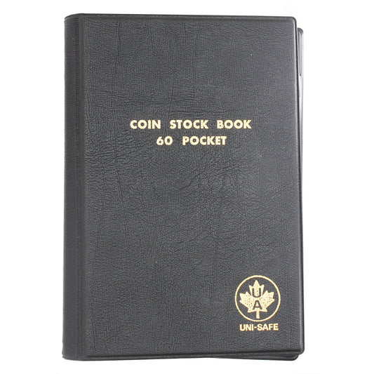 Uni-Safe 60 Pocket Coin Stock Book