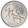 Dot Variety 1999 February Canada 25-Cents Choice BU (MS64)