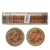 1963 Hanging 3 Canada 1-Cent Mint State Roll (Toned)