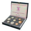 Great Britain 1984 Proof Coin Set in Case with Stand
