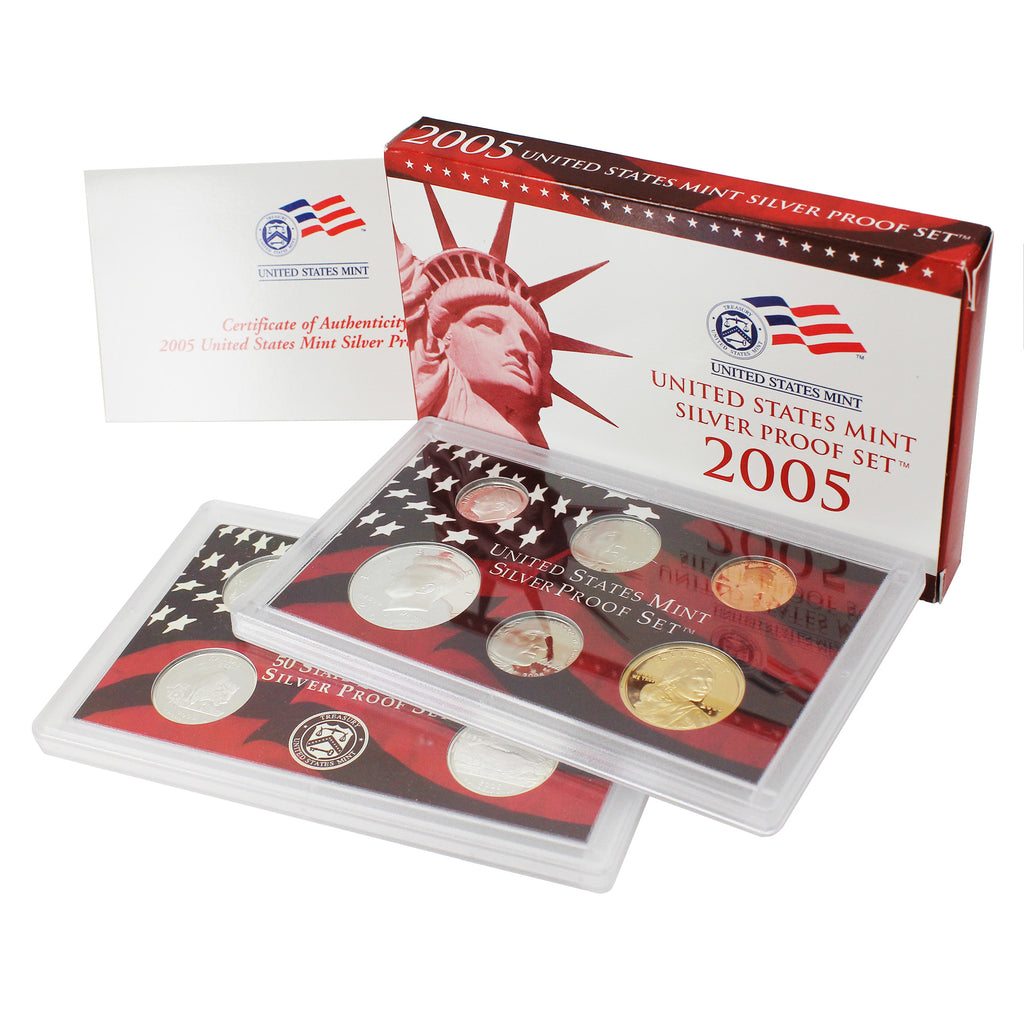 2005 S USA Silver Proof Set (Toned)