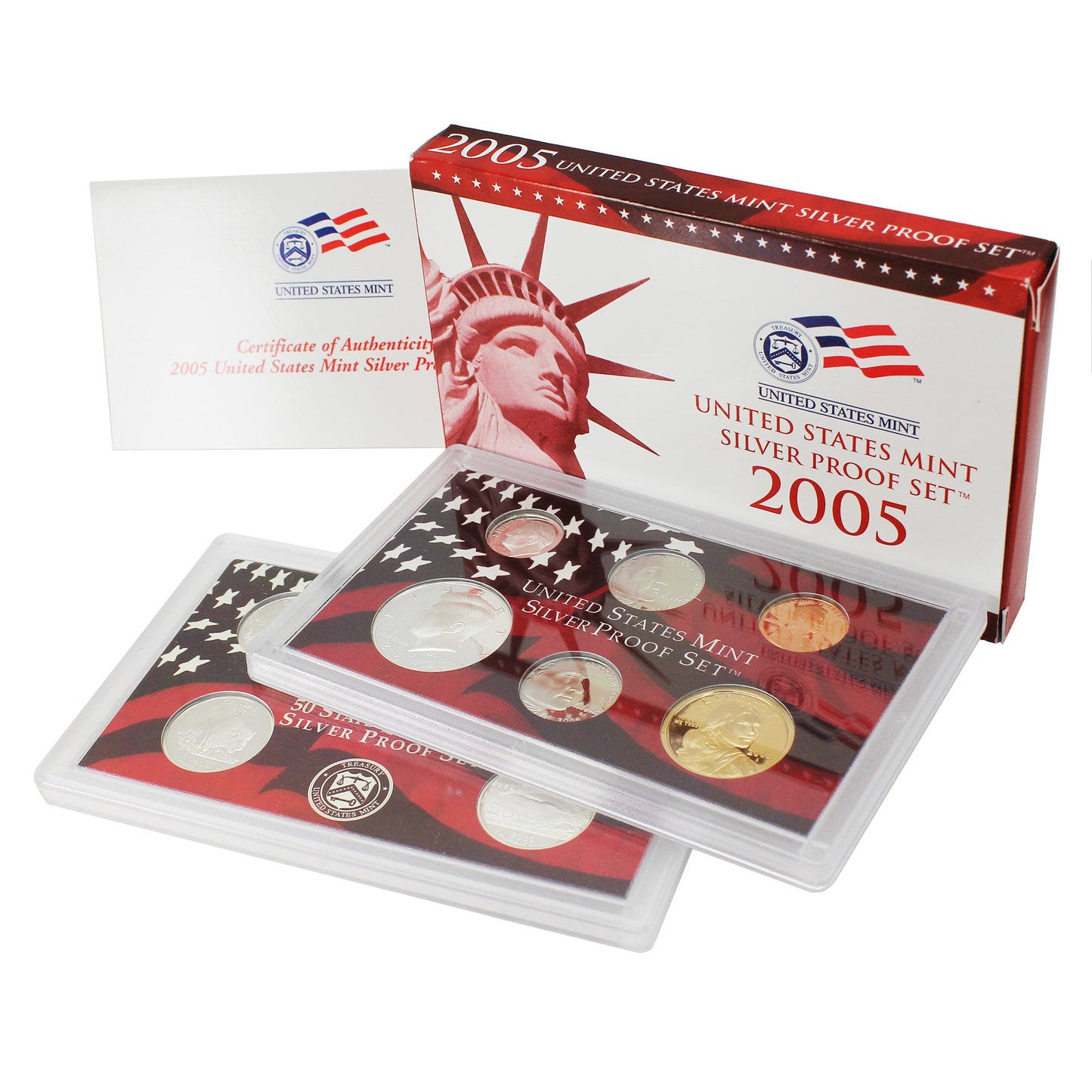 2005 S USA Silver Proof Set (Toned)