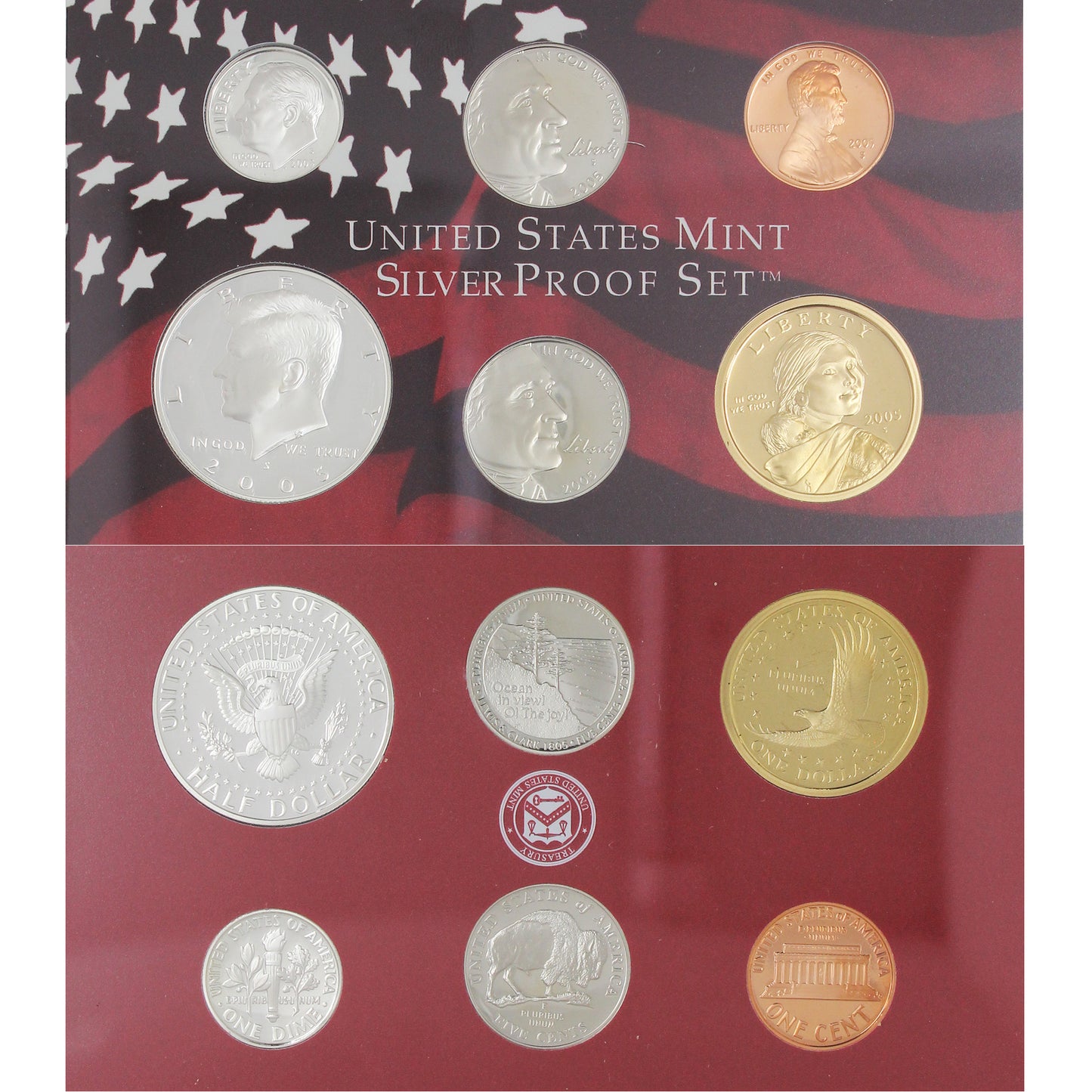2005 S USA Silver Proof Set (Toned)