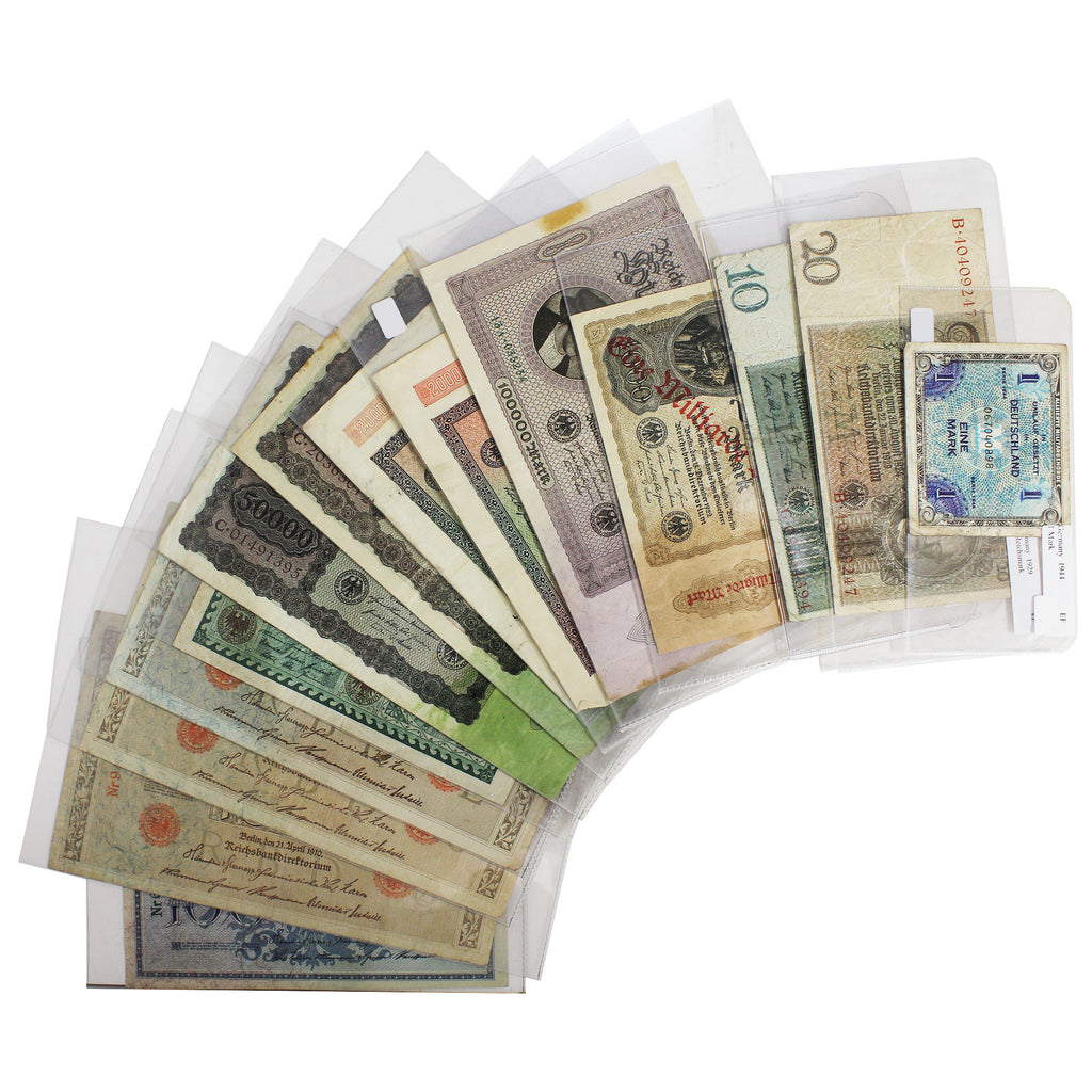 Lot of 14x Germany 1908-1944 Notes, Fine to Extra Fine, 14Pcs (Issues)