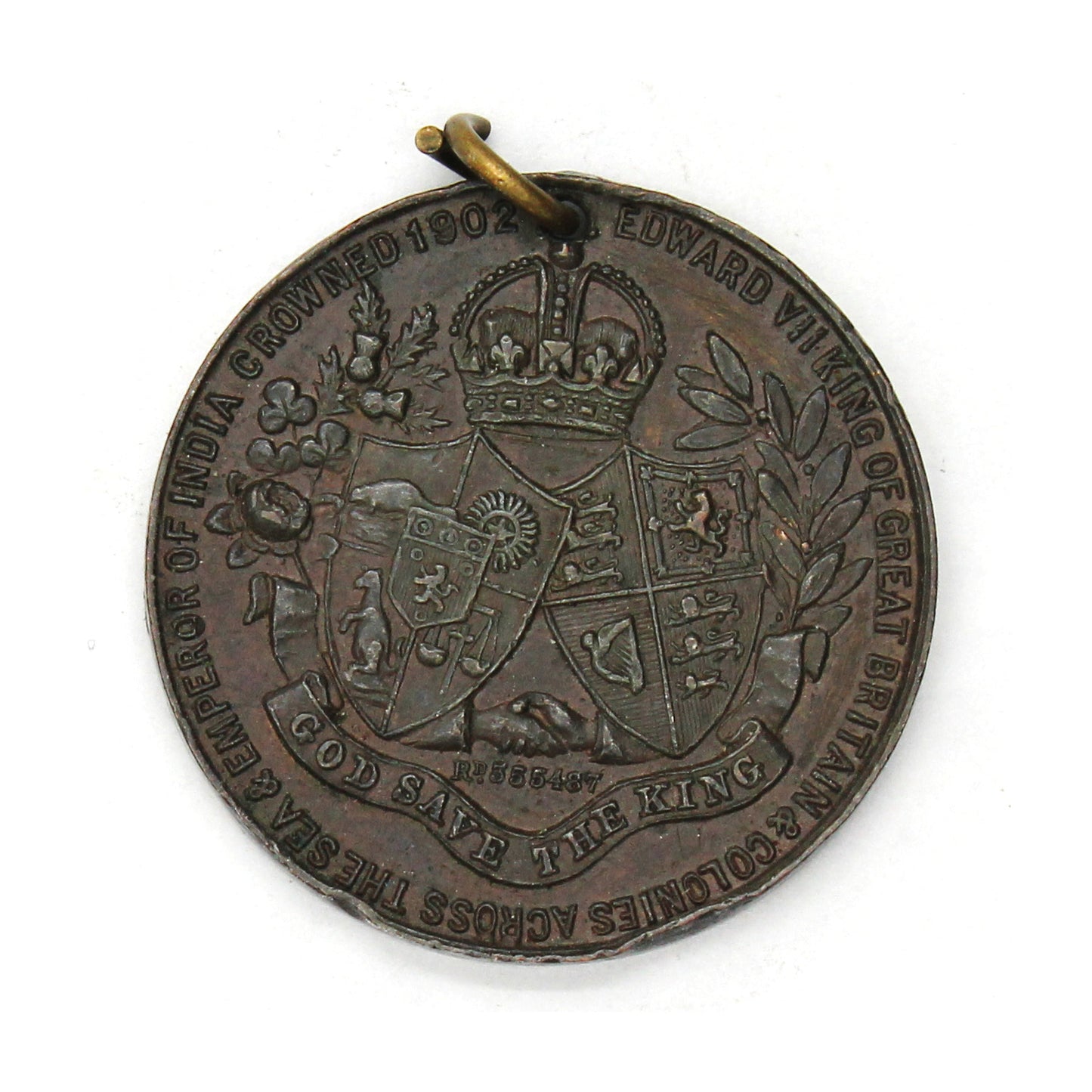 1902 Edward VII King of Great Britain & Emperor of India Medallion