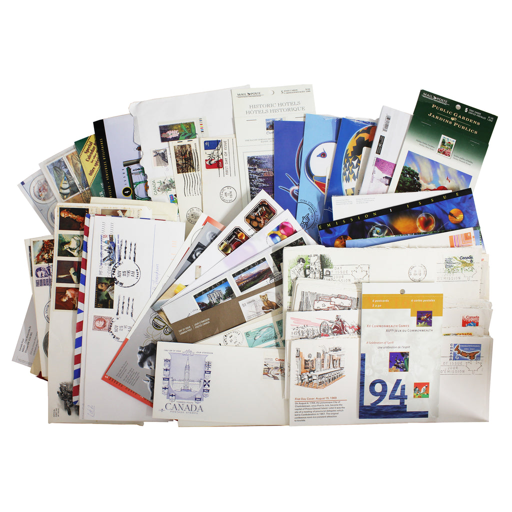 Lot of 176x Mixed Stamp First Day Covers, Postcards, and More! 176Pcs
