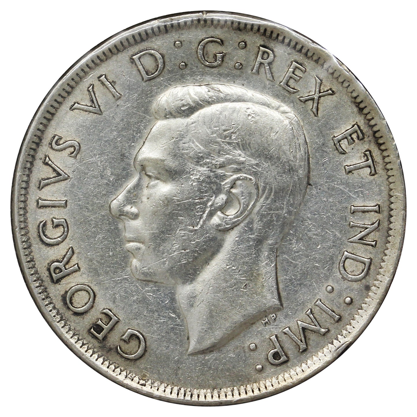 1937 Canada Dollar VF-EF (VF30) Scratched, cleaned or impaired