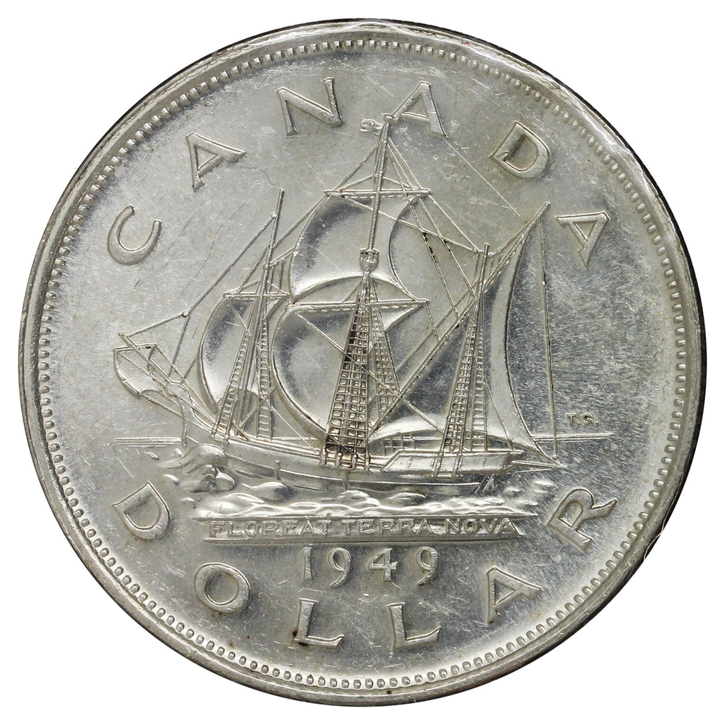 1949 Canada Dollar EF-AU (EF45) Impaired