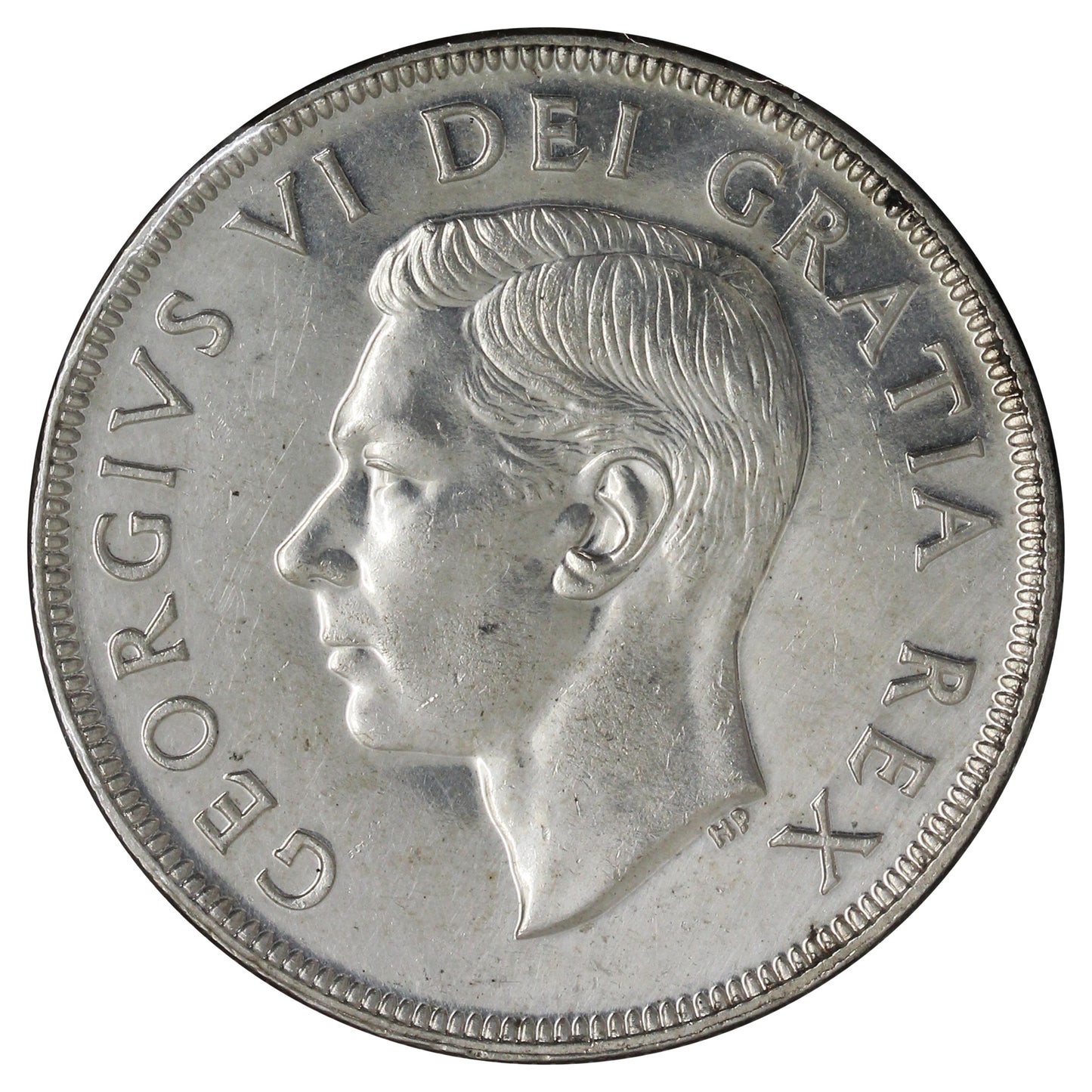 1951 Canada Dollar EF-AU (EF45) Scratched, Cleaned, or Impaired