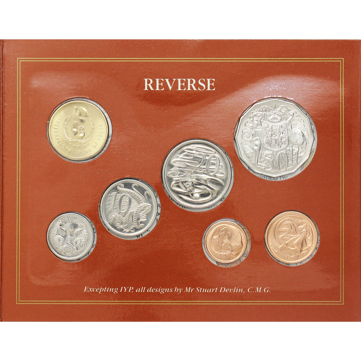 Australia 1986 International Year of Peace Uncirculated Coin Set