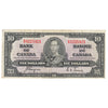 BC-24c 1937 Canada $10 Coyne-Towers, Z/D, F (Dam'g)