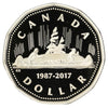 2017 Canada 30th Anniversary of the Loonie: Voyageur Dollar Fine Silver Proof (No Tax)