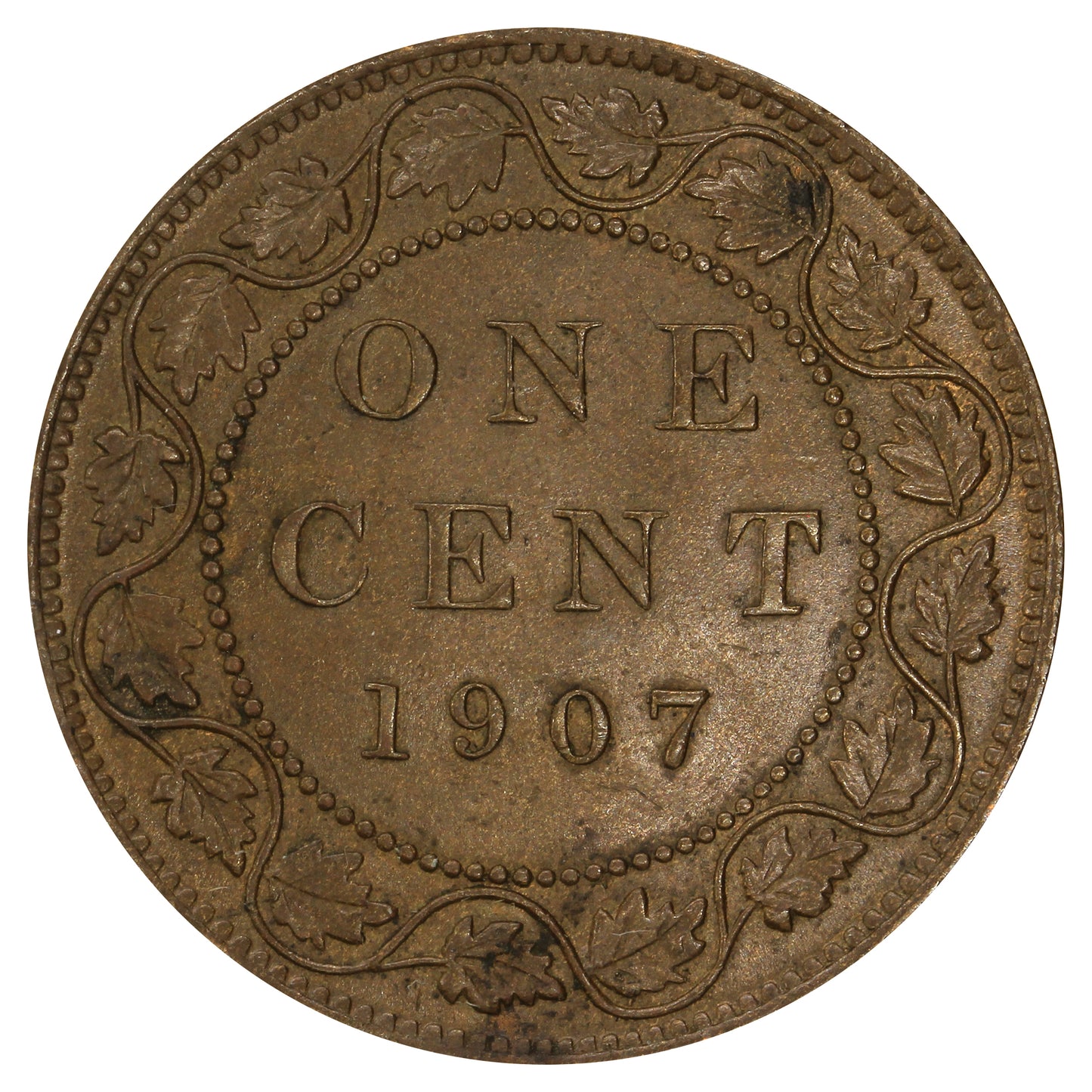 1907 Canada 1-cent Uncirculated (MS60)