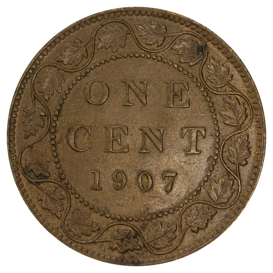 1907 Canada 1-cent Uncirculated (MS60)