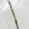 Sterling Silver Curb Link Necklace - 19 1/2"