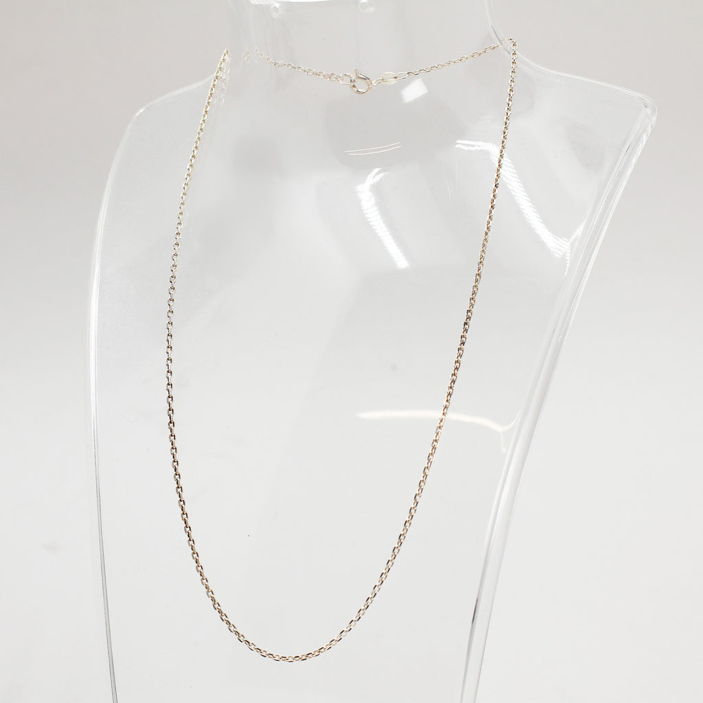 Sterling Silver Cable Link Necklace - 16"