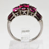 Lady's Sterling Silver Rhodolite Ring - Size 7